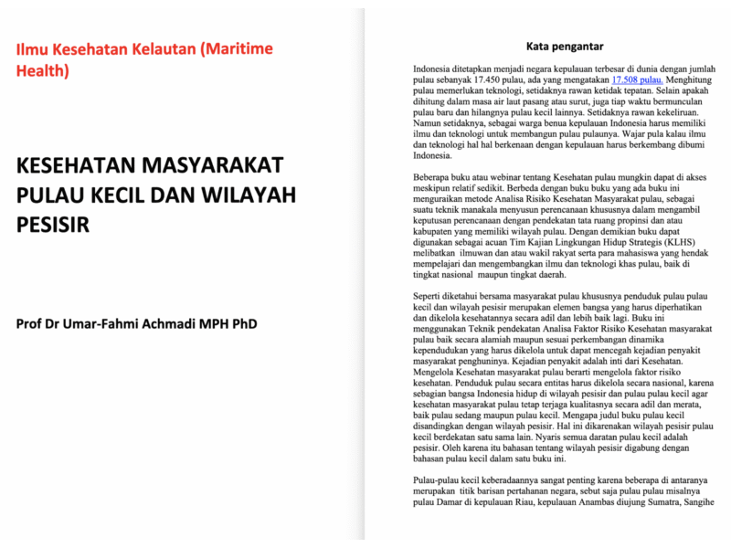 Kesehatan Masyarakat Pulau Kecil dan Wilayah Pesisir